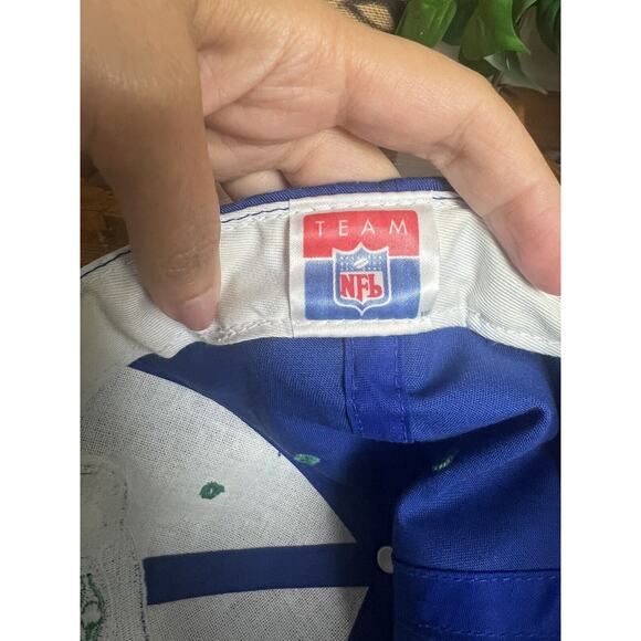 Vtg 1990s Sports Specialties Seattle Seahawks Blue NFL Blockhead Snapback Rare - Picture 6 of 6